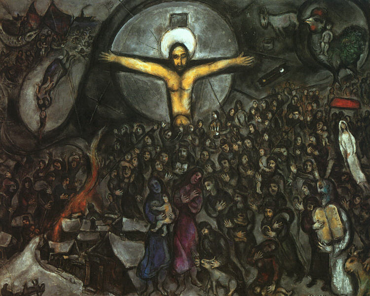 ”Exodus”, een schilderij van Marc Chagall (1952-1966) 